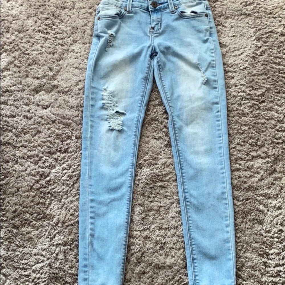 Light blue jeans